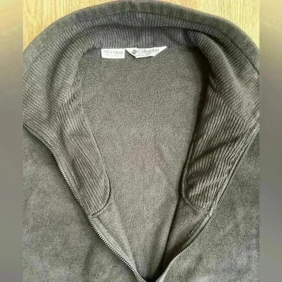 Columbia Women’s Full Zip Fleece Jacket 2XL Black Adjustable Cinch Waist - Picture 6 of 13